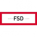 Brandschutzschilder: FSD (Feuerwehr-Schlüssel-Depot) nach DIN 4066