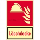 Brandschutzschilder: Kombischild Löschdecke nach ISO 7010 (F 004)