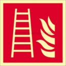 Brandschutzschilder: Feuerleiter nach ISO 7010 (F 003)