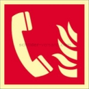 Brandschutzschilder: Brandmeldetelefon nach ISO 7010 (F 006)