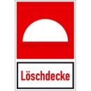 Brandschutzschilder:  Kombischild Löschdecke (BGV A8 F07)
